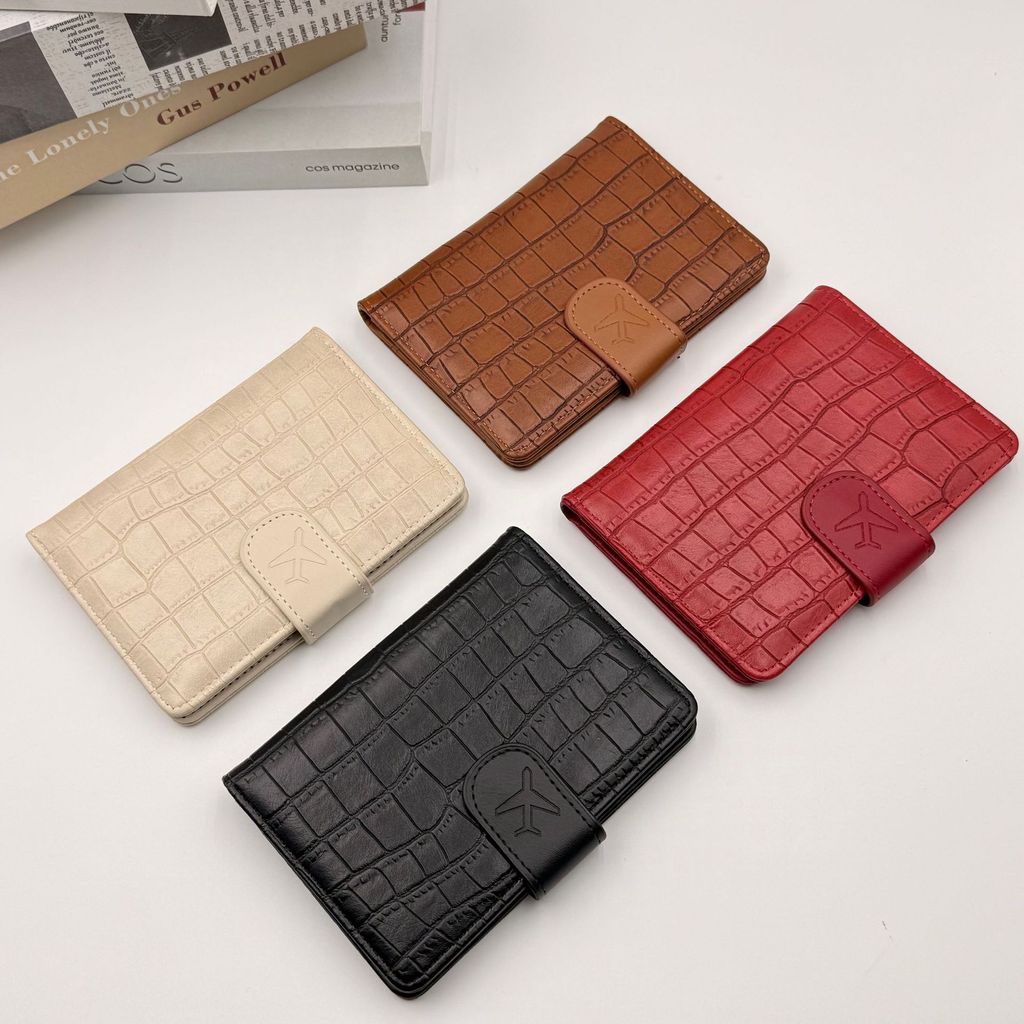 Travel Organizer Men - Sampul Paspor Kulit PU untuk Pria