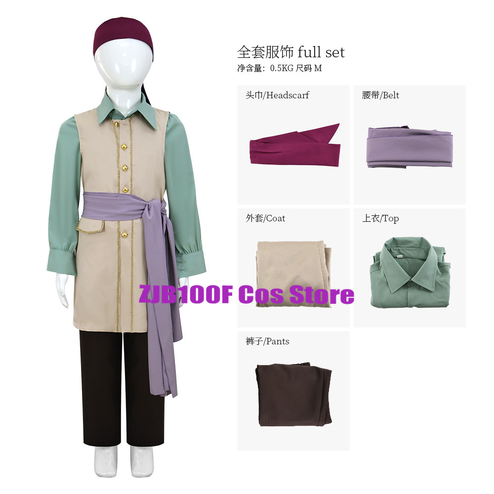 Men Accessories Set - Kostum Cosplay Anime Captain Clark Seragam