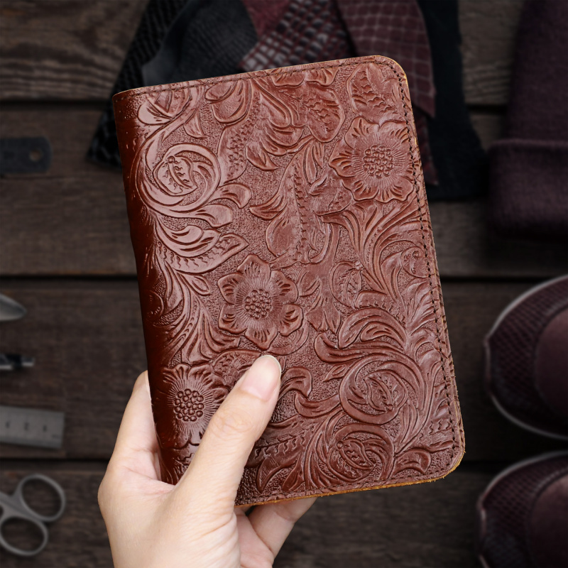 Travel Organizer Men - Dompet Paspor Kulit Asli, Pelindung &