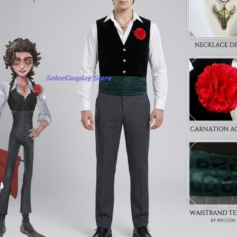 Men Accessories Set - Kostum Cosplay Dewasa Game Identity V