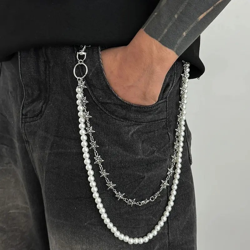Men'S Accessories Vintage - Salircon Vintage Punk Metal Pentagram Celana