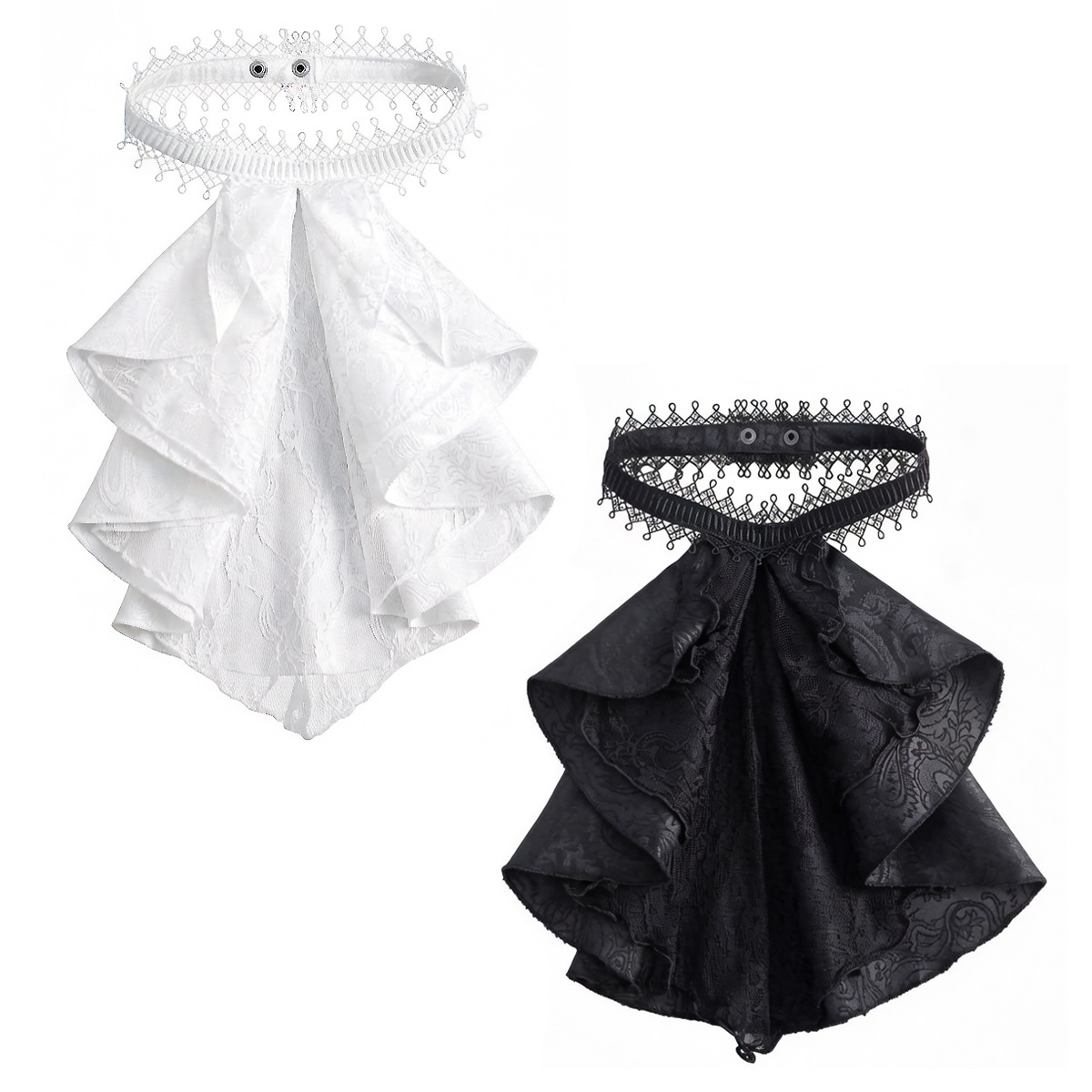 Men'S Accessories Vintage - Jabot Victorian untuk Wanita Pria, Kerah
