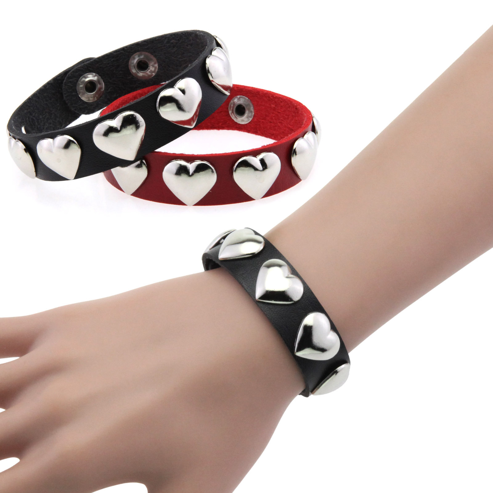 Men'S Accessories Trends 2025 - Gelang Keren Punk Hati untuk Wanita