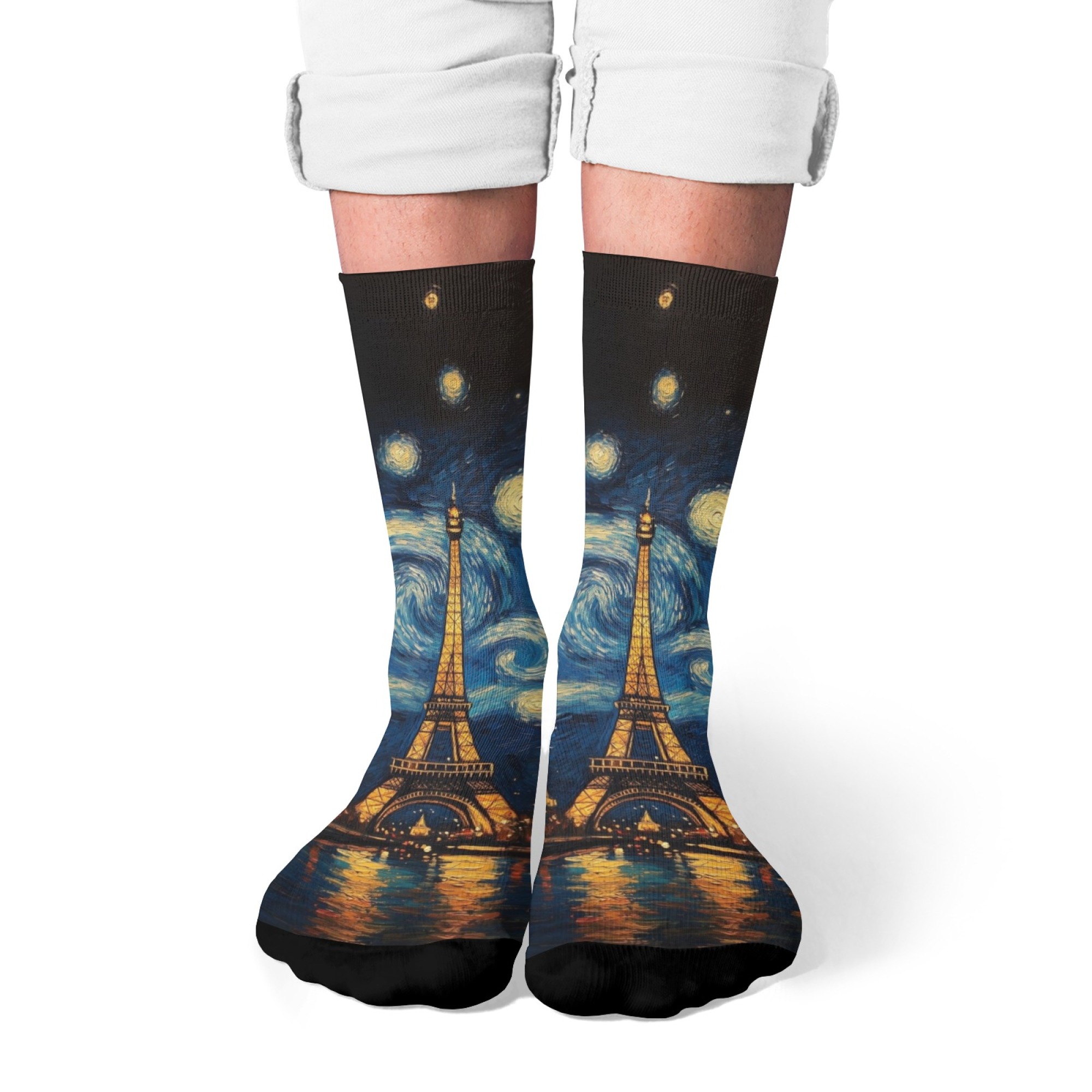 Men'S Accessories Paris - Uniseks Van Gogh - Kaus Kaki