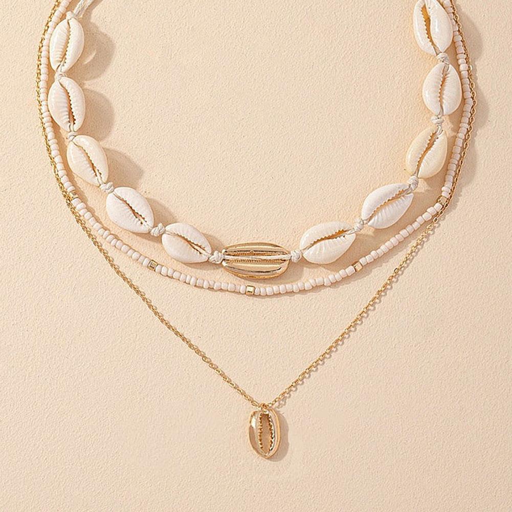 Choker cangkang akrilik Boho,  - Men Accessories Neck Chain ulasan dan harga