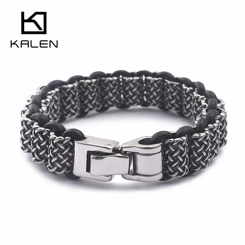 KALEN Gelang Rantai Kotak Pers - Men Accessories Bd ulasan dan harga