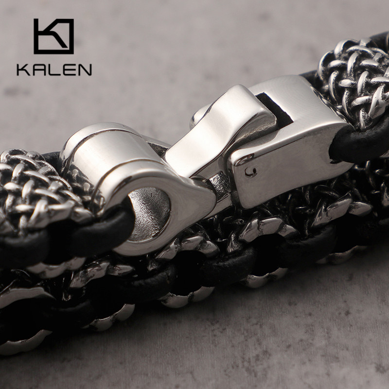 KALEN Gelang Rantai Kotak Pers - Men Accessories Bd ulasan dan harga