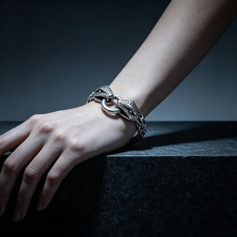 Gelang Ular Baja Tahan Karat V - Men Accessories Bd ulasan dan harga
