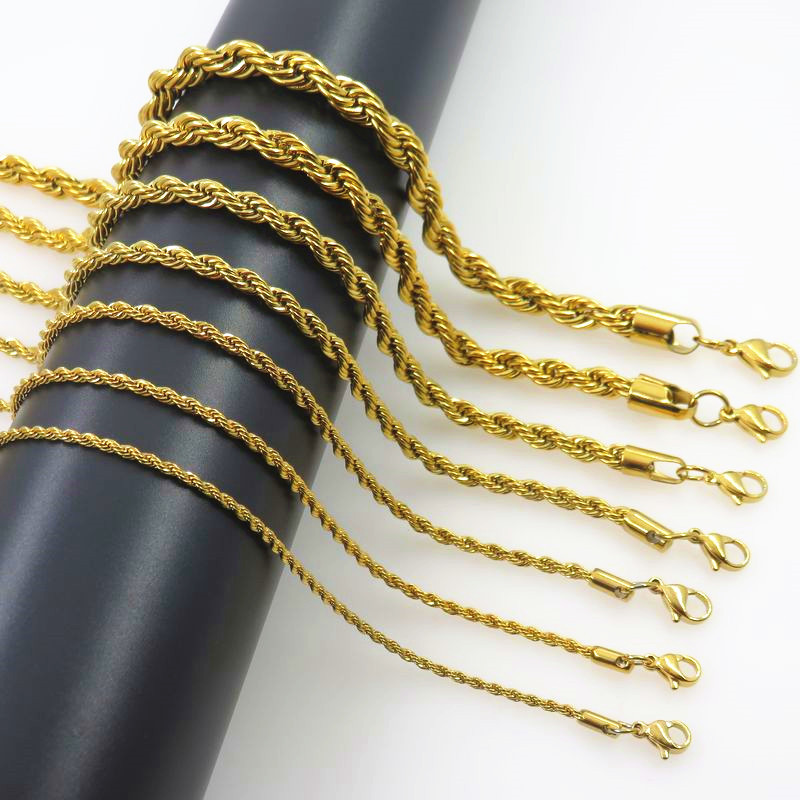 Choker warna emas tahan air un - Men Accessories Neck Chain ulasan dan harga