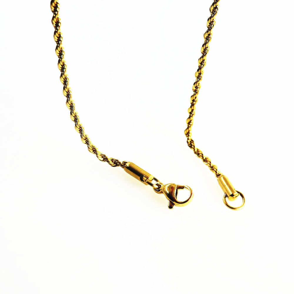 Choker warna emas tahan air un - Men Accessories Neck Chain ulasan dan harga