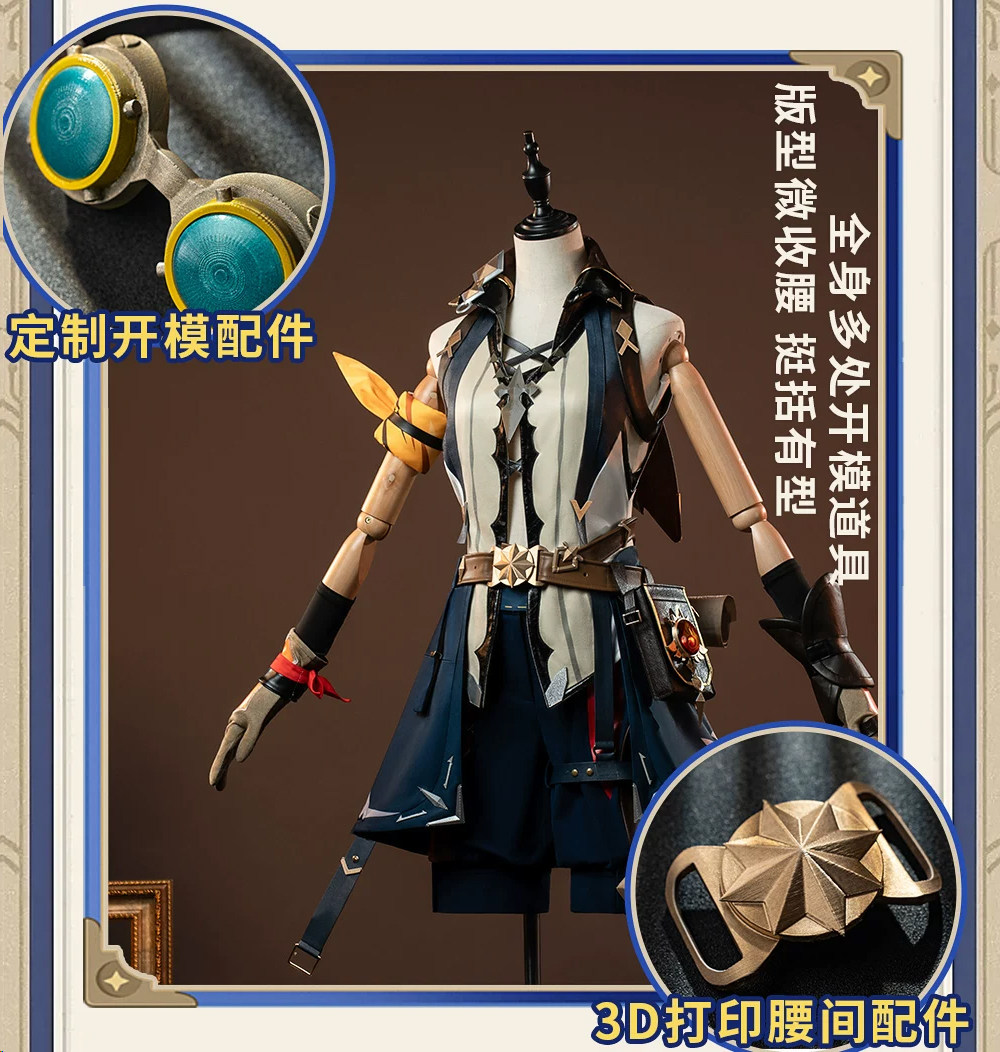 Kostum Cosplay Petualang Benne - Men Accessories Set ulasan dan harga