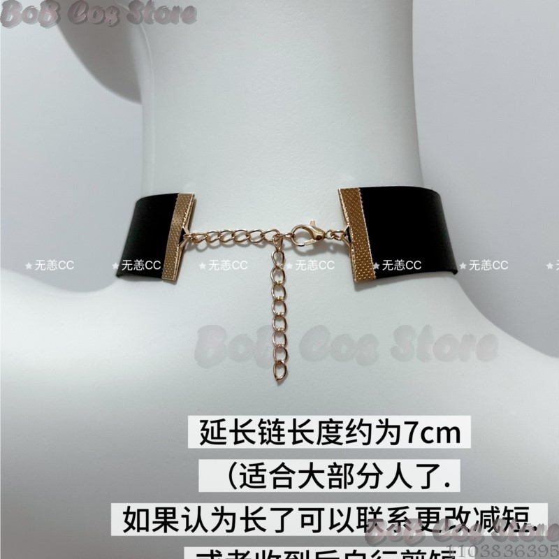 Kostum Cosplay Game Nie Choker - Men Accessories Set ulasan dan harga