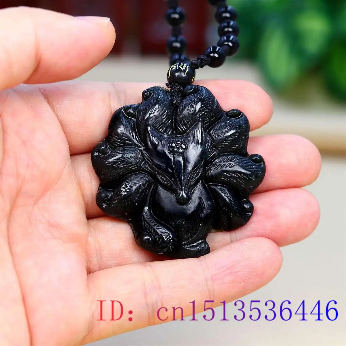 Giok Liontin Rubah Sembilan Ek - Men'S Accessories Vintage ulasan dan harga