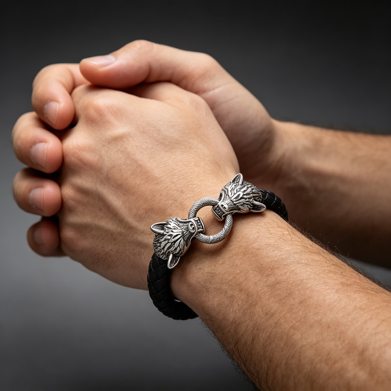 Gelang Kulit Kepang Kepala Ser - Men Accessories Bd ulasan dan harga