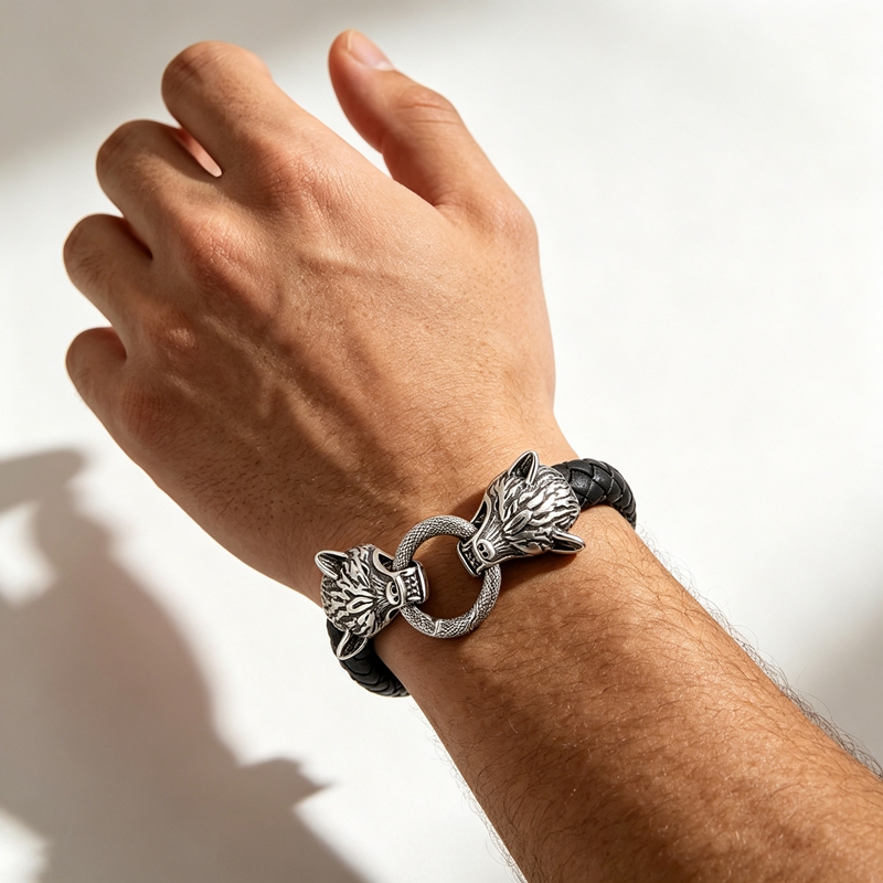 Gelang Kulit Kepang Kepala Ser - Men Accessories Bd ulasan dan harga