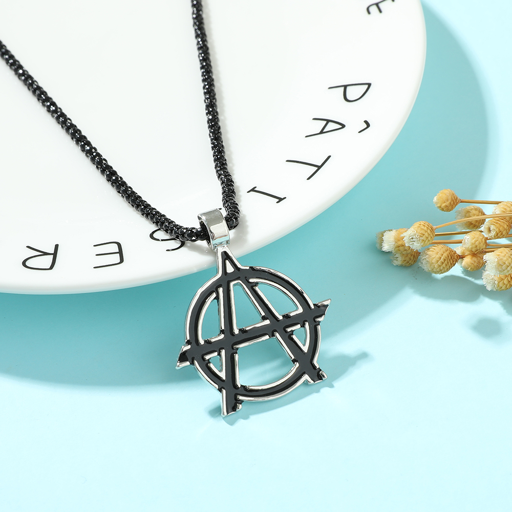 Kalung Logo Huruf A Simbol Fil - Men'S Accessories Vintage ulasan dan harga