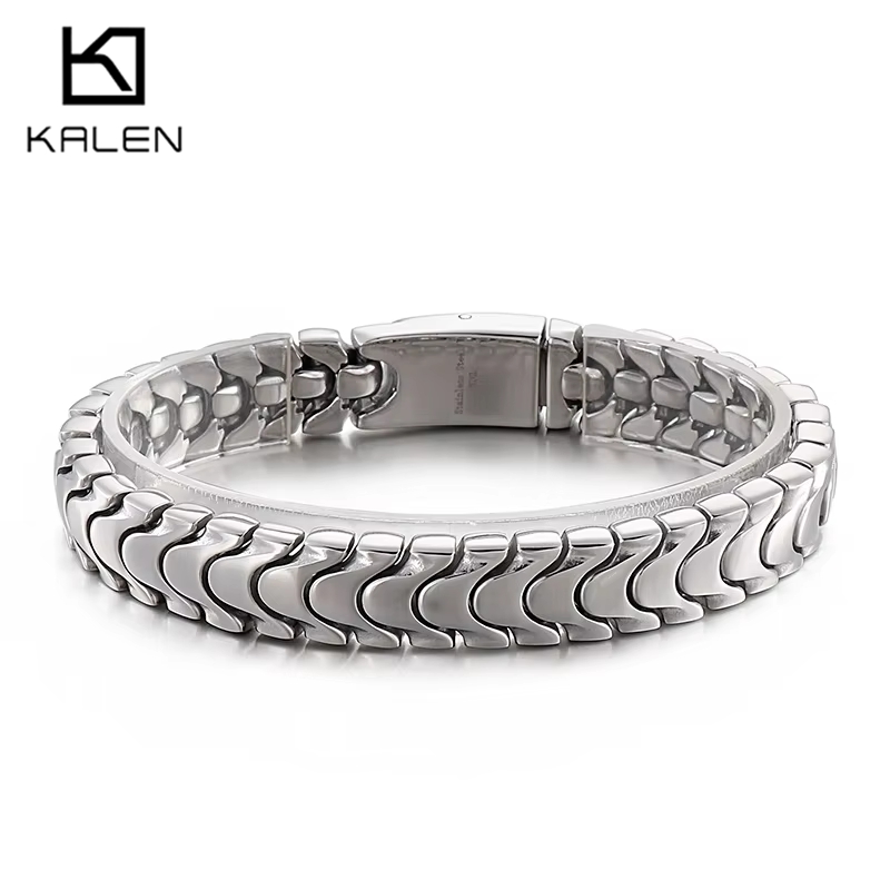 Gelang Rantai Kalen Punk 12mm  - Men Accessories Bd ulasan dan harga