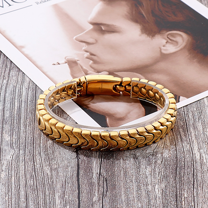 Gelang Rantai Kalen Punk 12mm  - Men Accessories Bd ulasan dan harga