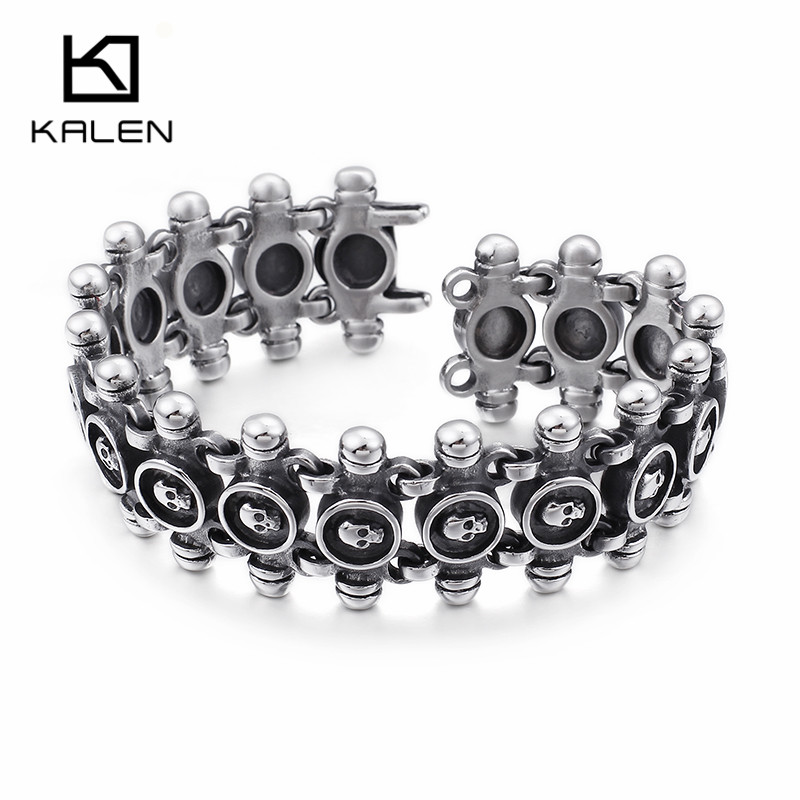 Gelang Tengkorak Vintage Punk  - Men Accessories Bd ulasan dan harga