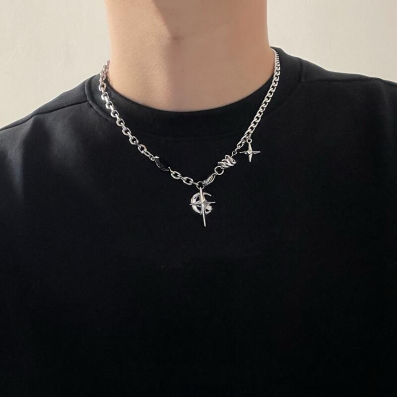 2023 Mode Korea Goth Punk Bula - Men Accessories Neck Chain ulasan dan harga