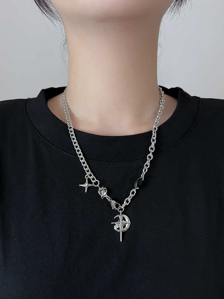 2023 Mode Korea Goth Punk Bula - Men Accessories Neck Chain ulasan dan harga