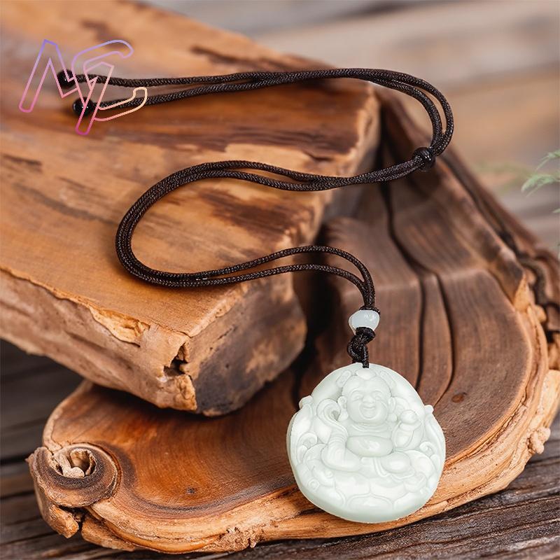 Kalung Liontin Nezha Giok Asli - Men Accessories To Gift ulasan dan harga