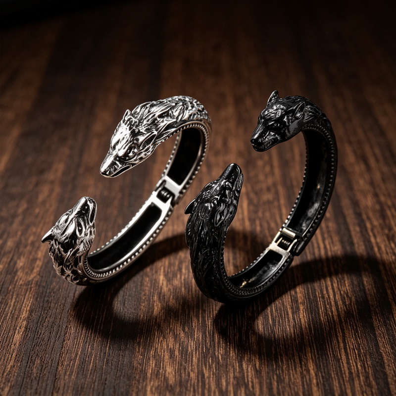 Gelang Pembuka Kepala Serigala - Men Accessories Bd ulasan dan harga