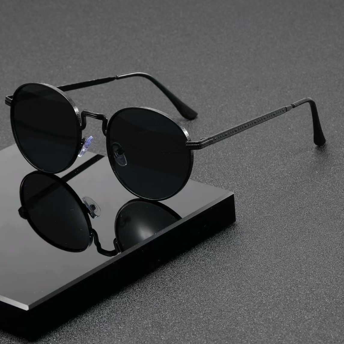 Kacamata Hitam Bulat Klasik Fa - Men'S Accessories Vintage ulasan dan harga
