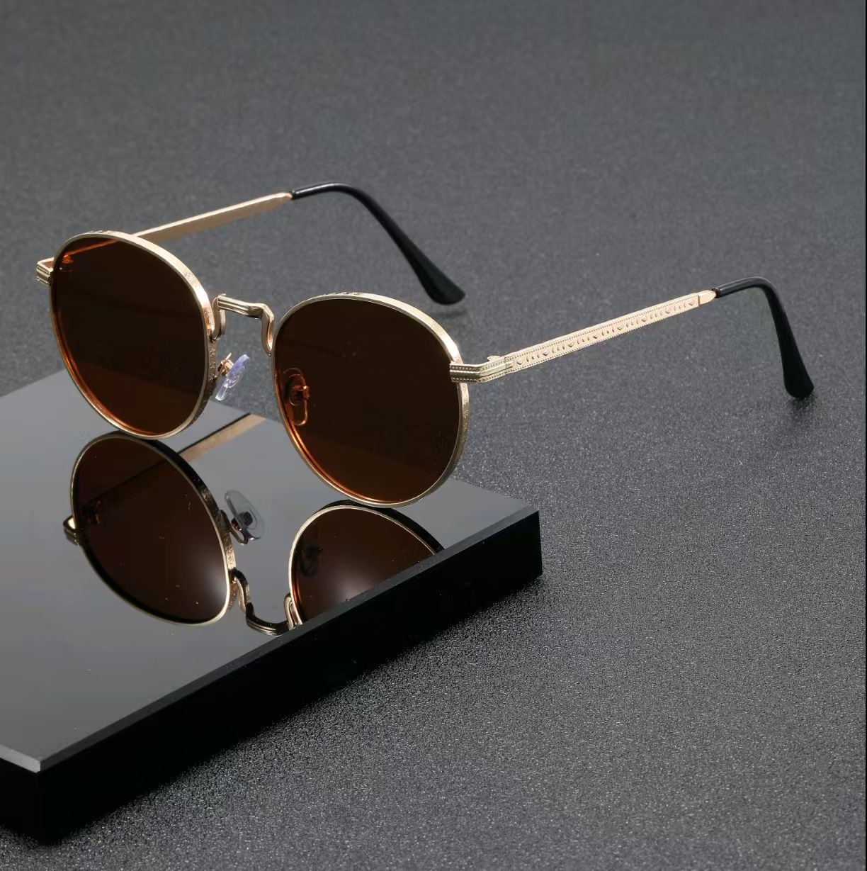 Kacamata Hitam Bulat Klasik Fa - Men'S Accessories Vintage ulasan dan harga