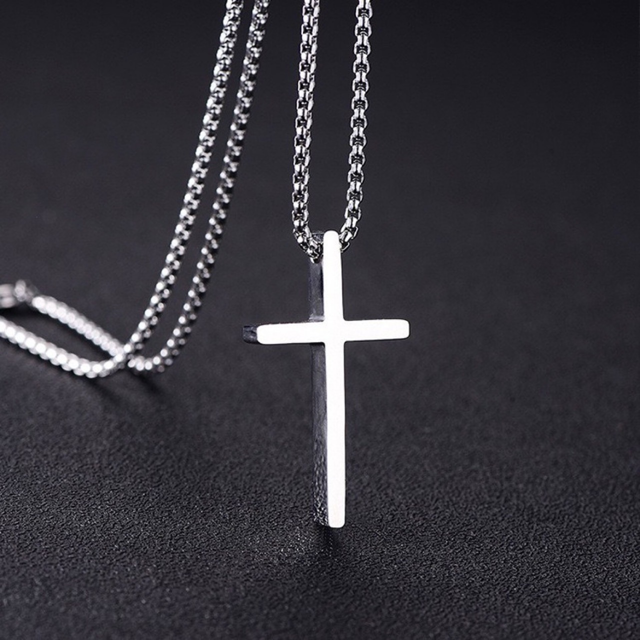 Kalung Liontin Baja Tahan Kara - Men Accessories Neck Chain ulasan dan harga