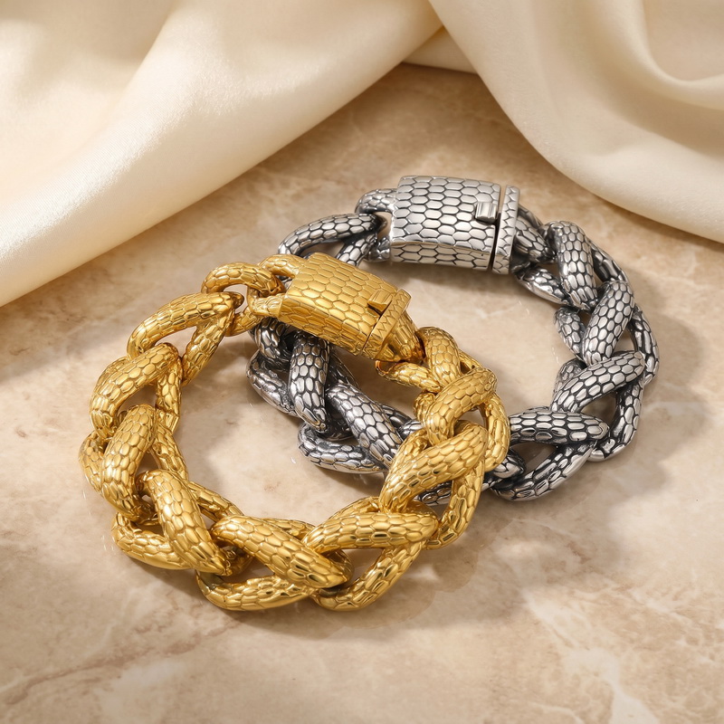 Gelang Pria Kalen Snake Skin C - Men Accessories Bd ulasan dan harga